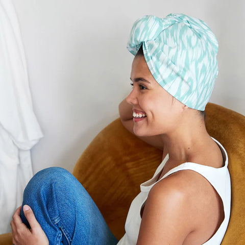 Quick Dry Hair Towel Hair Wrap - Soft Seafoam