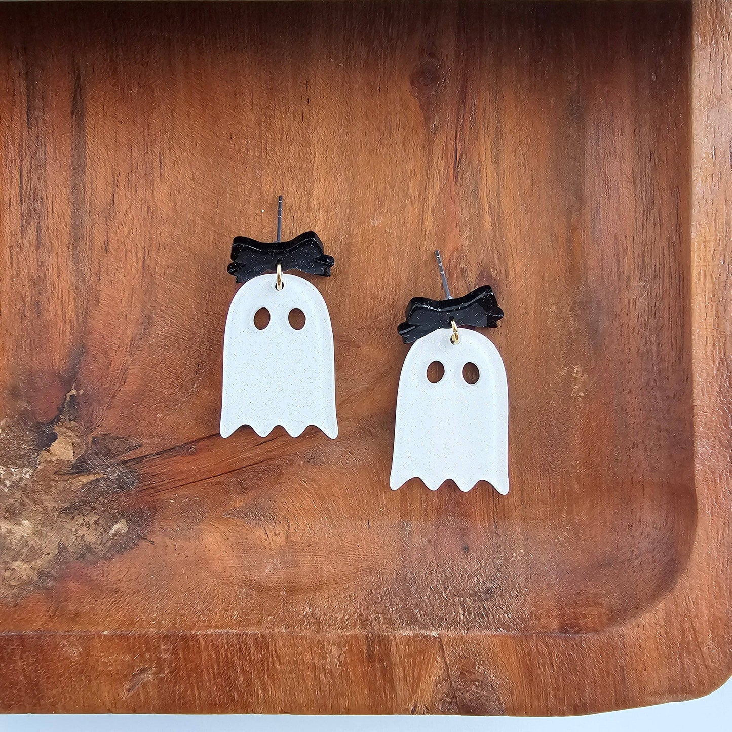 Bow Ghost Earrings