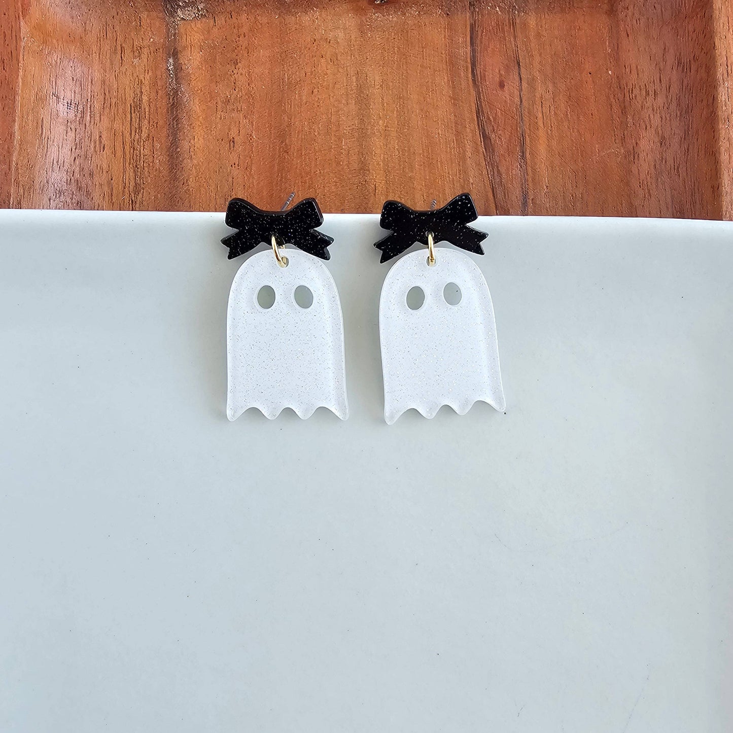 Bow Ghost Earrings