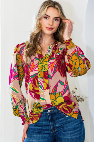 Evelyn Floral Blouse