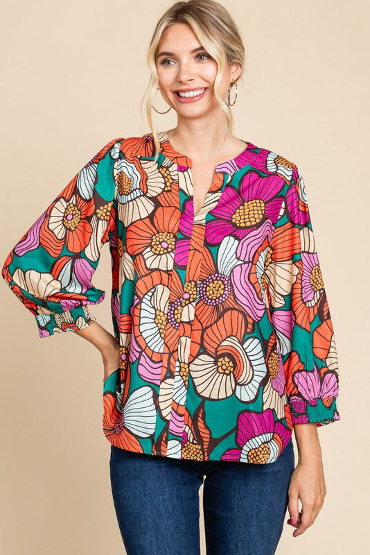 Wild Flower Blouse