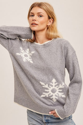 Soft Snowflake Sweater