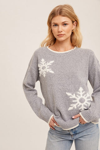 Soft Snowflake Sweater