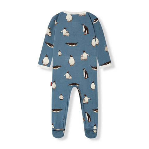 Penguin Luxe Stretch Zipper Footed Romper