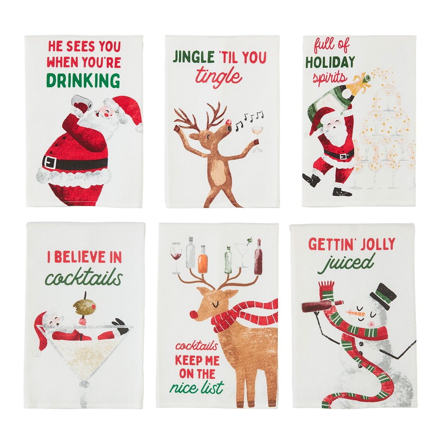 Holiday Bar Towels