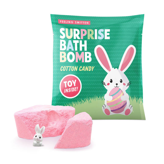 Cotton Candy Surprise Bath Bomb