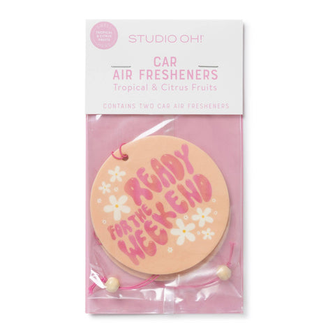 Ready for the Weekend Car Air Freshener