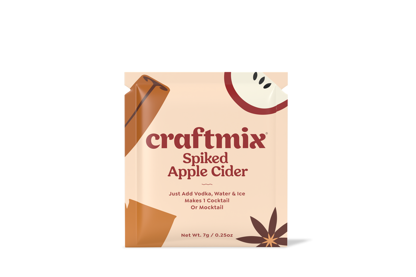 Spiked Apple Cider Cocktail Mocktail Mixer Single Packet