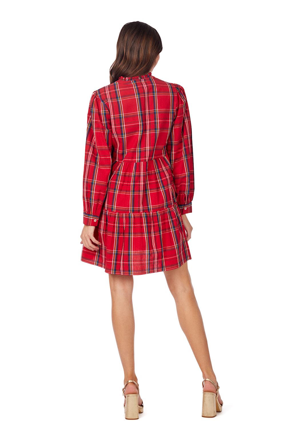 Red Shannon Plaid Dress