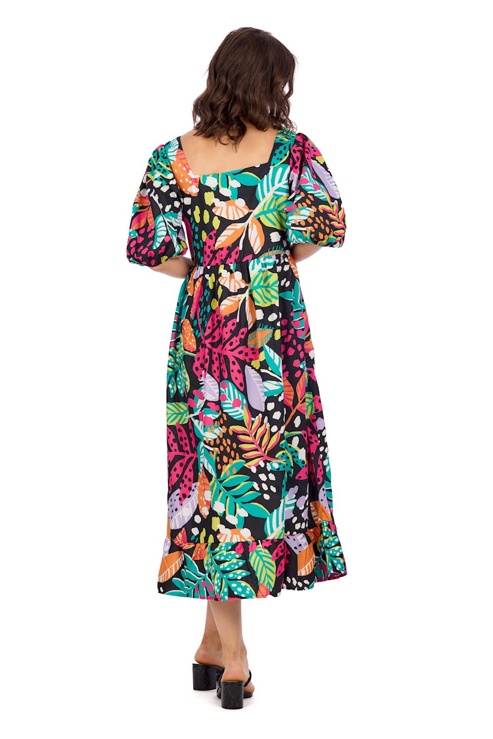 Gentry Printed Midi Dress