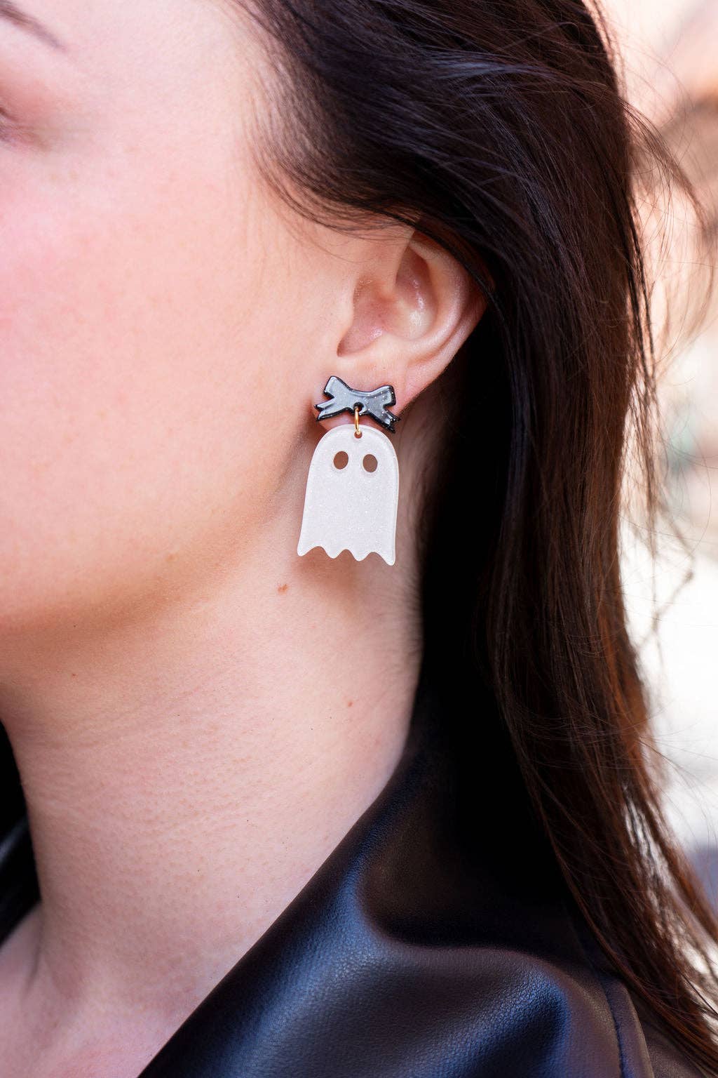 Bow Ghost Earrings