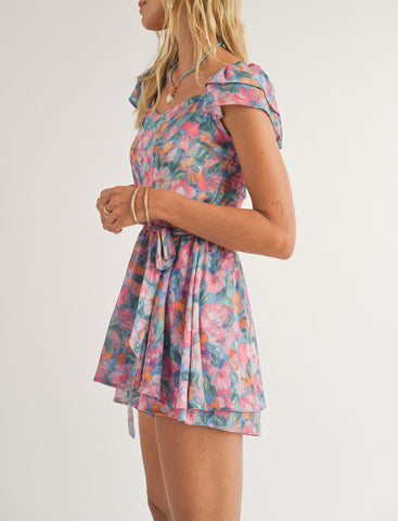 Lei Ruffle Layered Romper