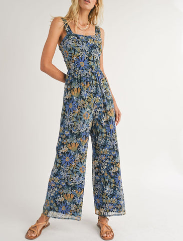 Cruising Square Neck Jumpsuit