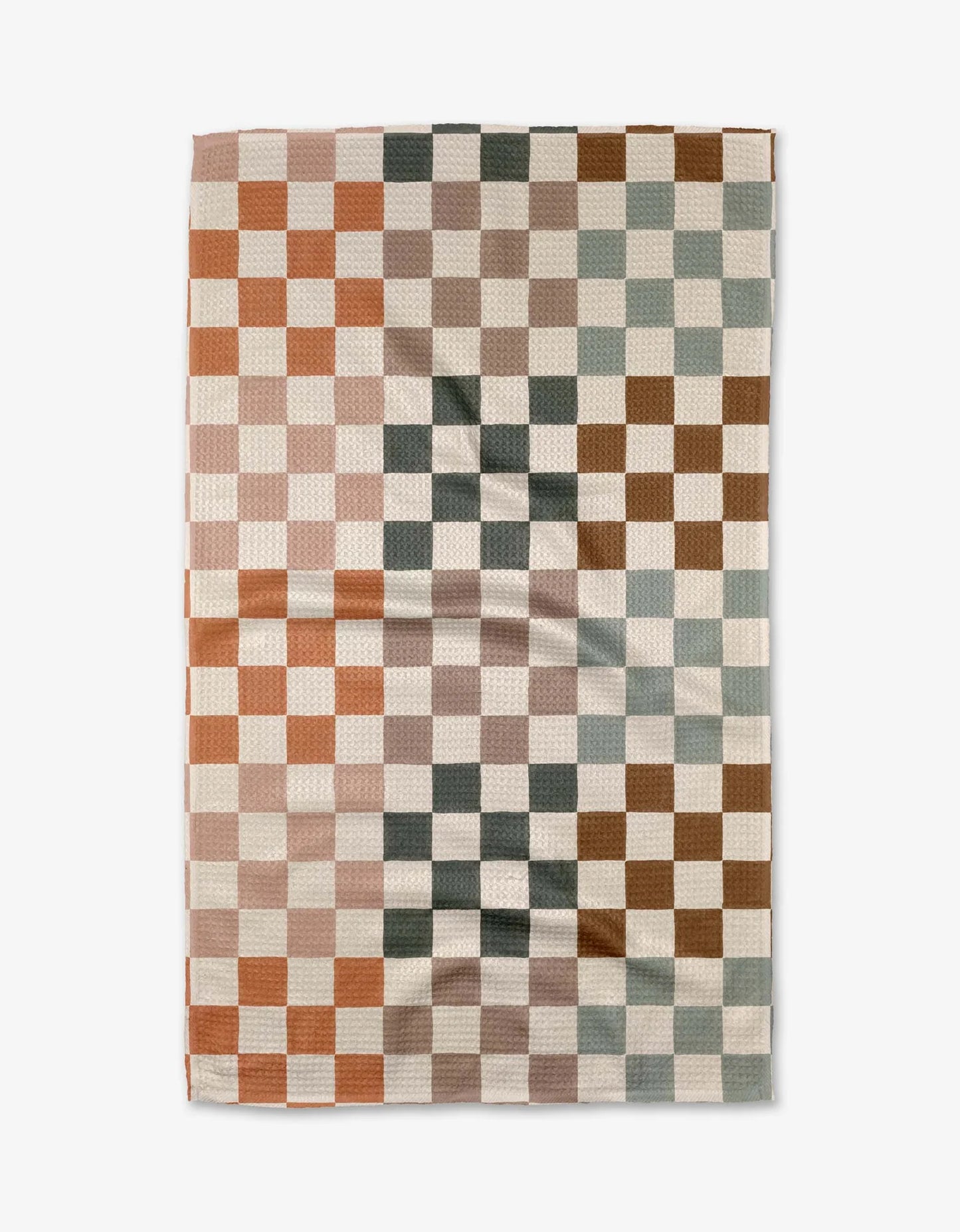 Autumn Checkers Tea Towel