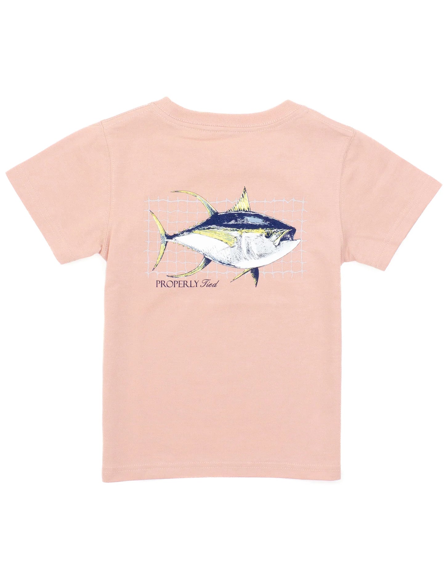 Boys Tuna Peach Graphic T-Shirt