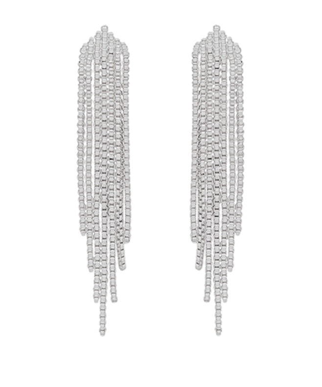 Chain Linear Drop Earrings