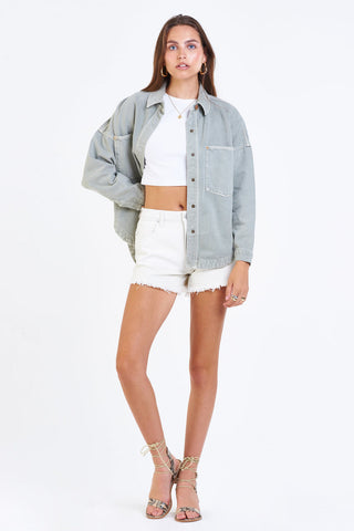 Gina Denim Shirt Jacket