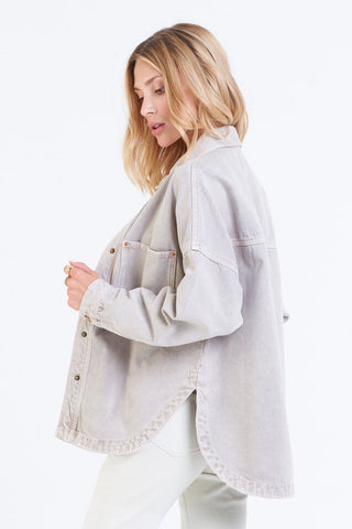 Gina Denim Shirt Jacket