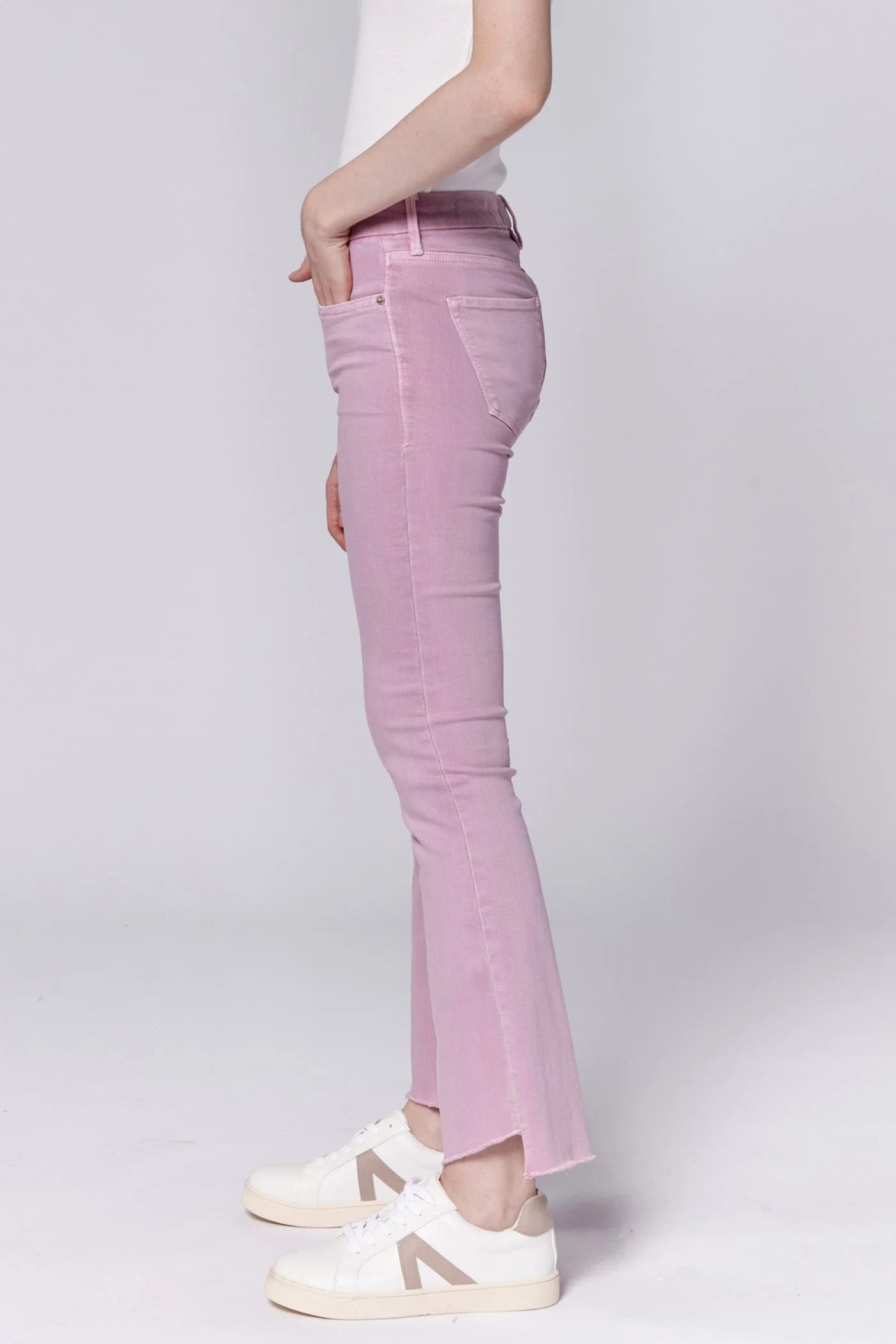 Jeanne Mid Rise Cropped Flare Jeans