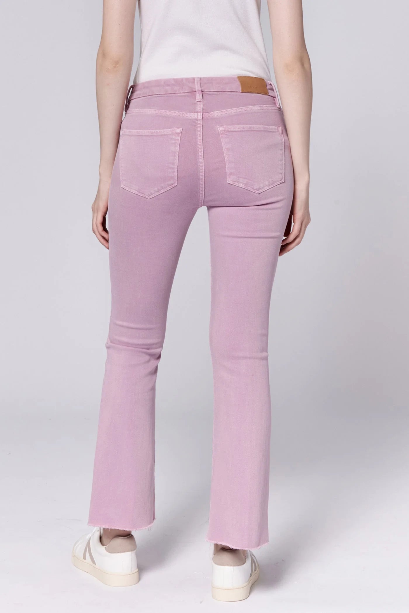 Jeanne Mid Rise Cropped Flare Jeans