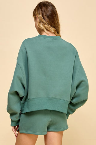 Dropped Shoulder Sweatshirt