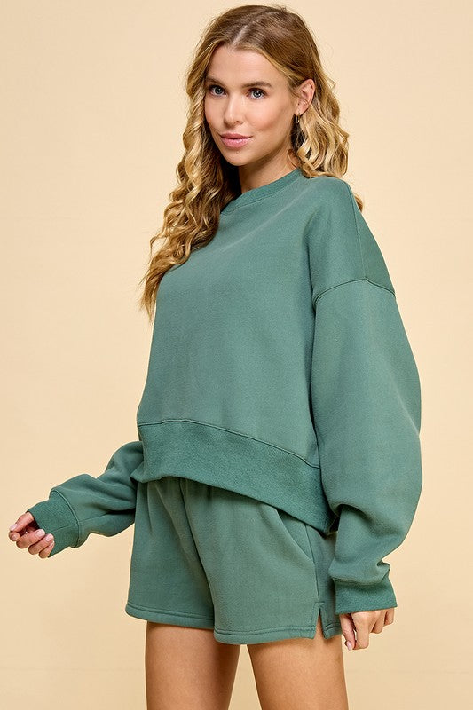 Dropped Shoulder Sweatshirt