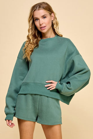 Dropped Shoulder Sweatshirt