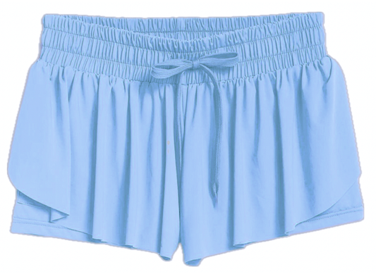 Girls Butterfly Shorts Chambray