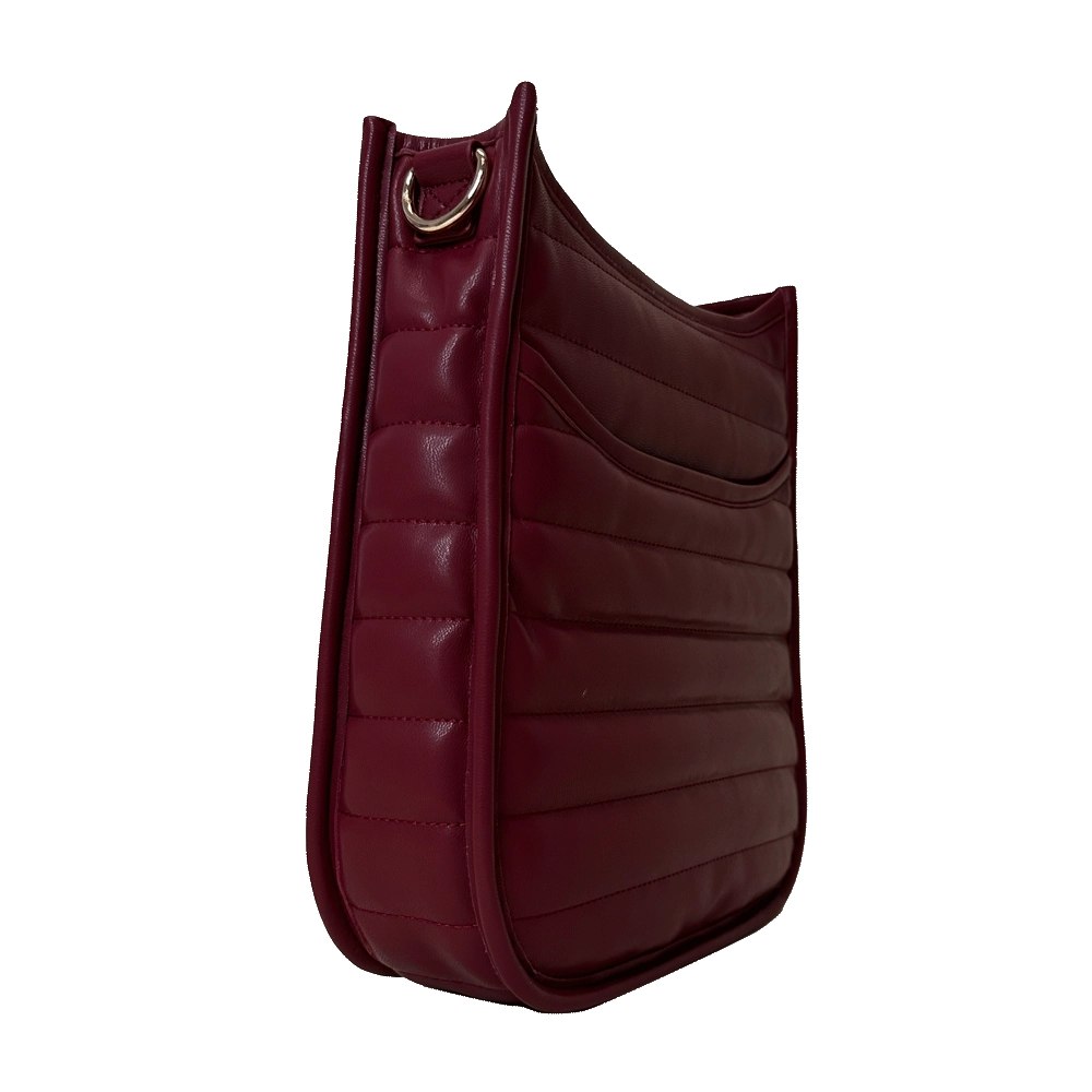 Sarah Quilted Faux Leather Messenger