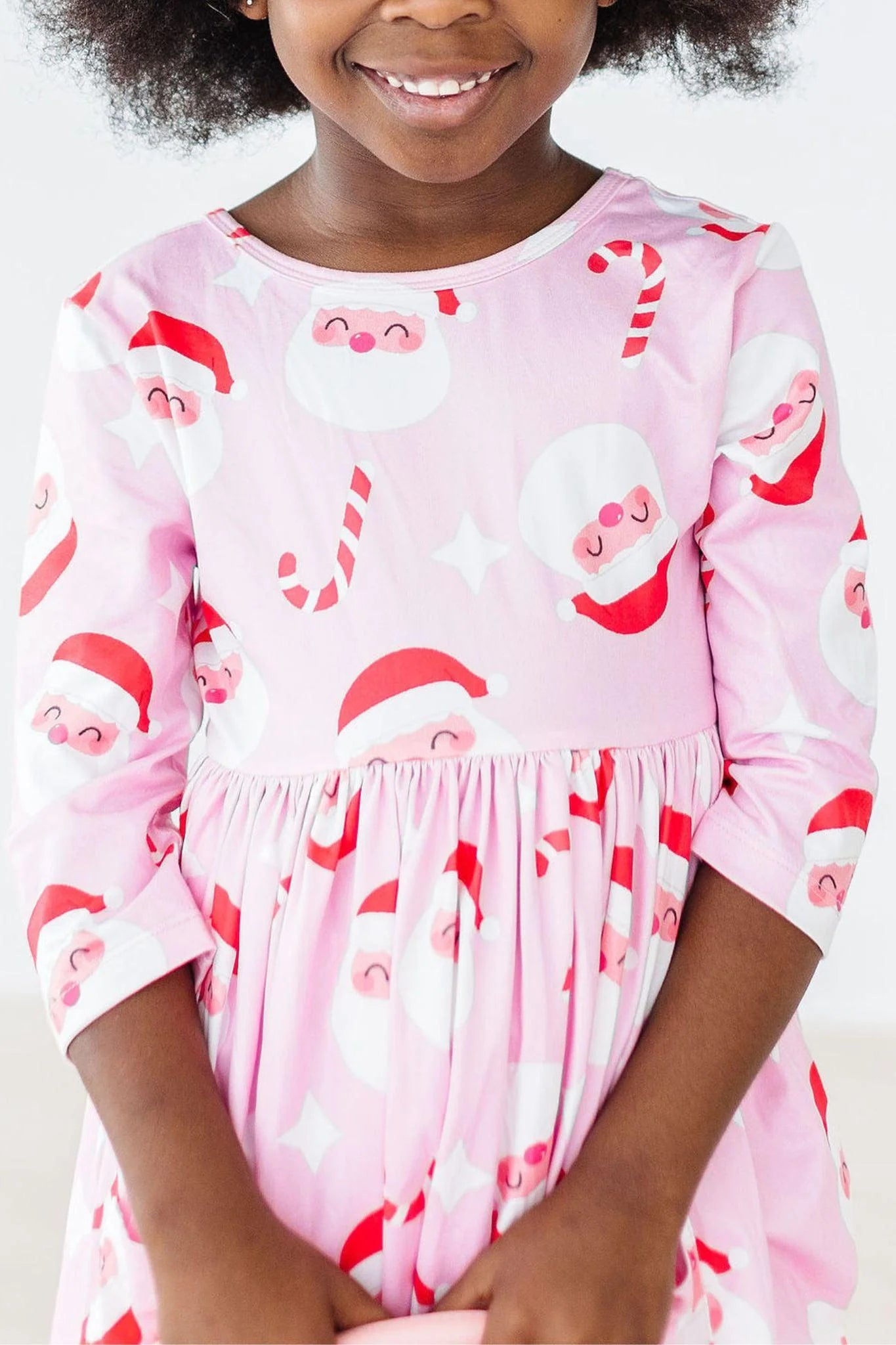 Girls Jingle Bells Pocket Twirl Dress