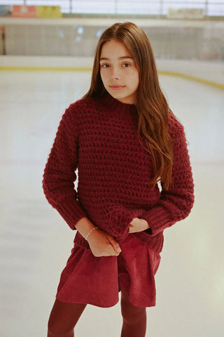 Girls Chunky Knit Sweater