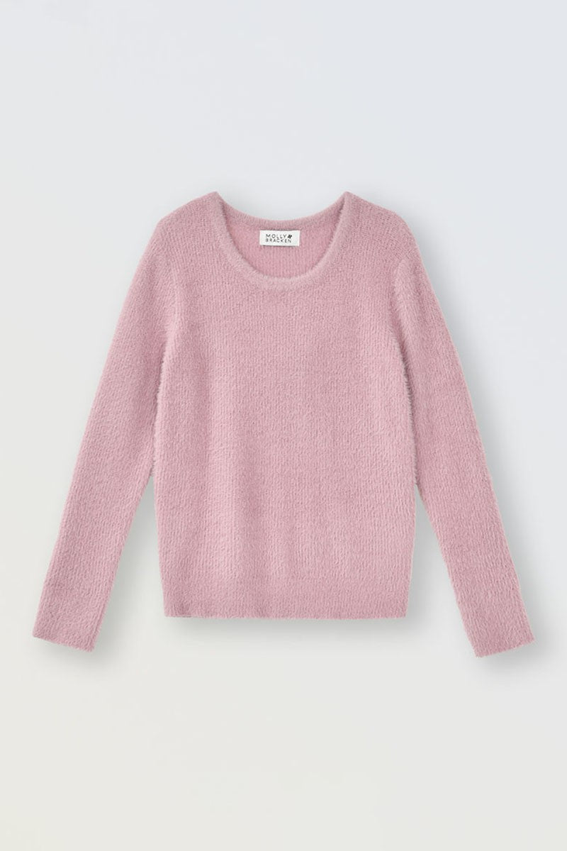 Girls Round Neck Sweater