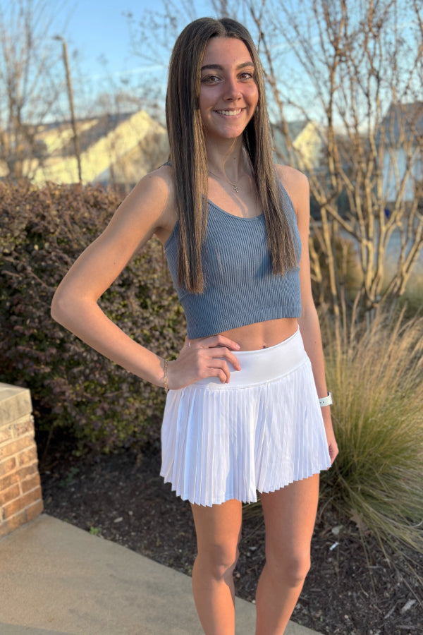 Junior Pleated Skort