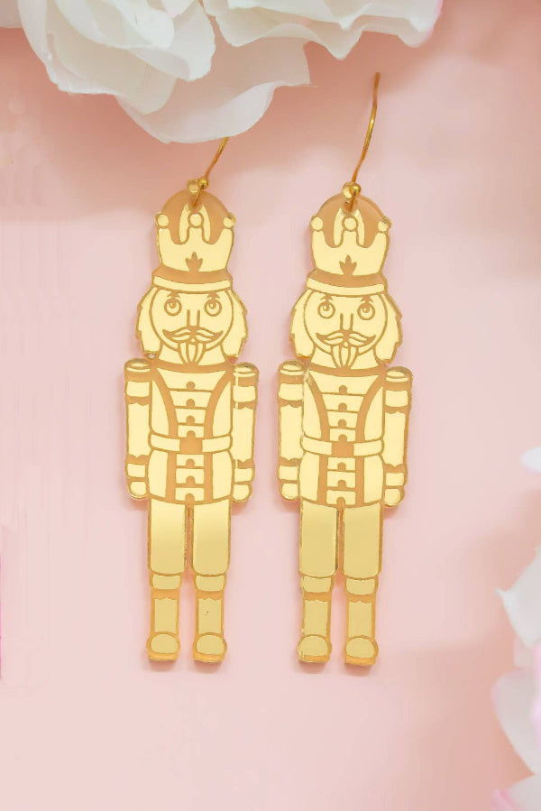 Mirrored Nutcracker Earrings