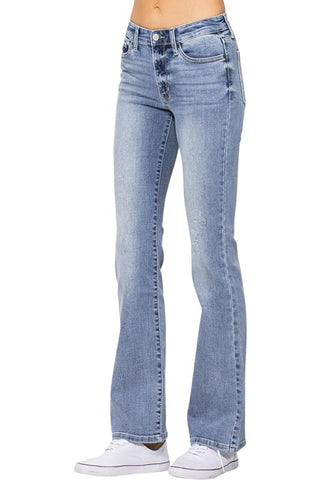 Mid Rise Bootcut Jeans