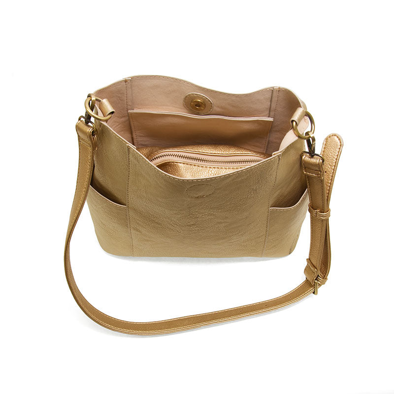 Kayleigh Side Pocket Bucket Bag