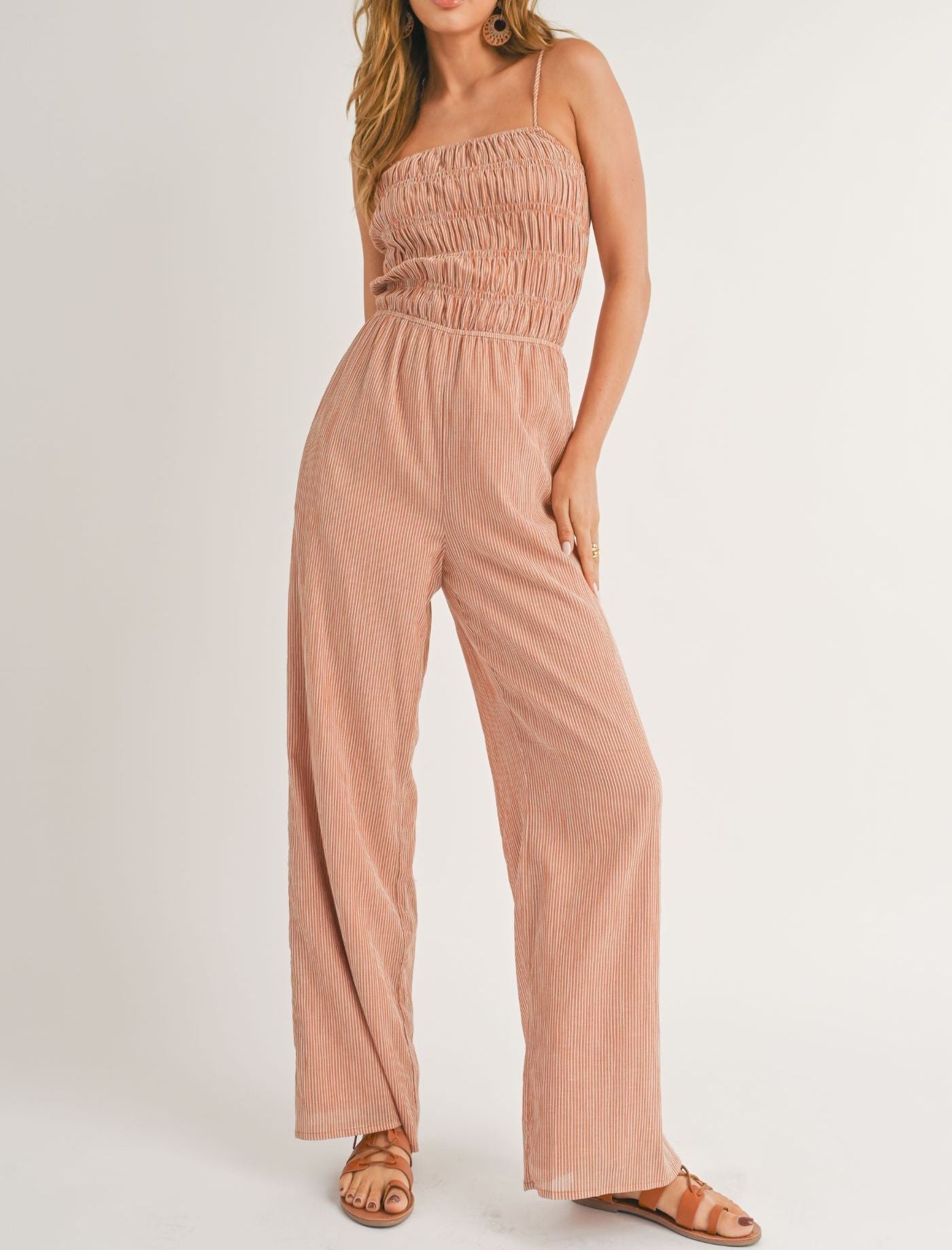 Canyon Land Open Back Jumpsuit