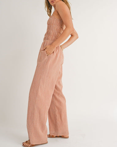 Canyon Land Open Back Jumpsuit