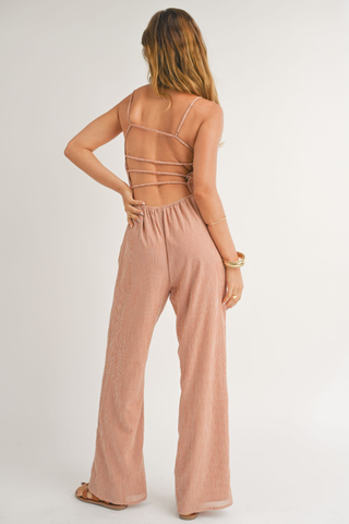 Canyon Land Open Back Jumpsuit