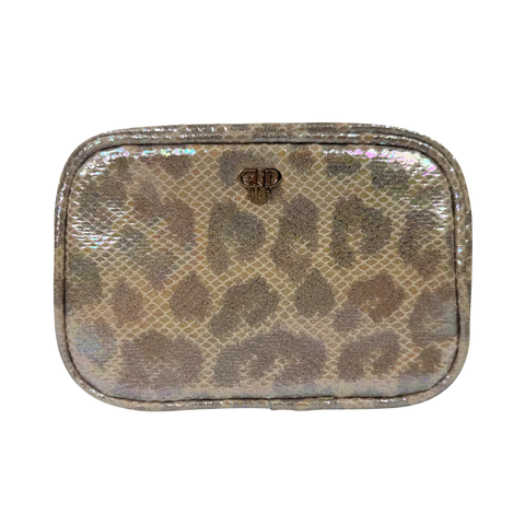 LITT Mini Lighted Mirror Case - Glimmer Leopard