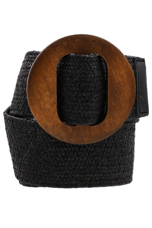 Wooden Circle Straw Belt