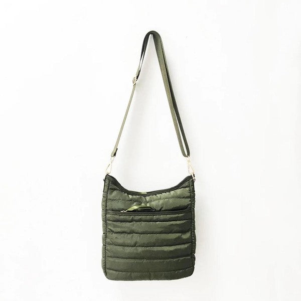 Lightweight Nylon Puffer Crossbody