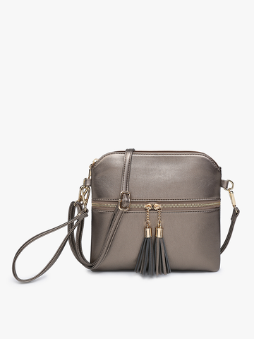 Tara Metallic Crossbody Purse