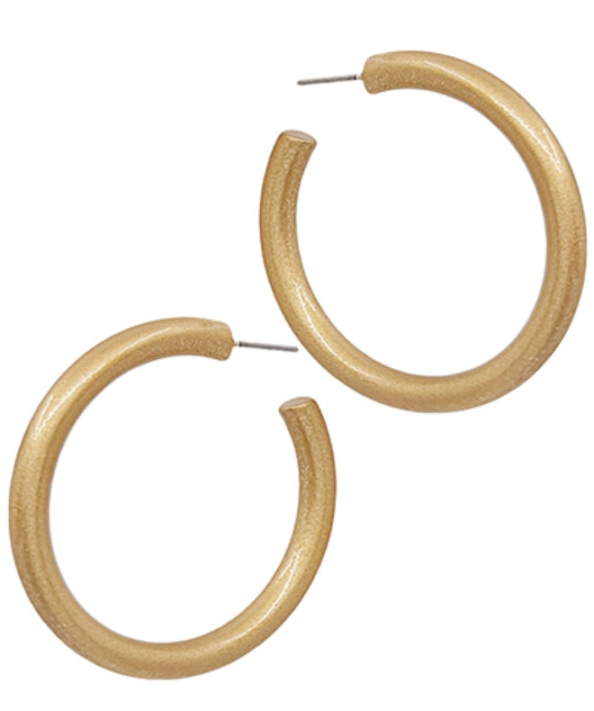 Metallic Coated Hoops