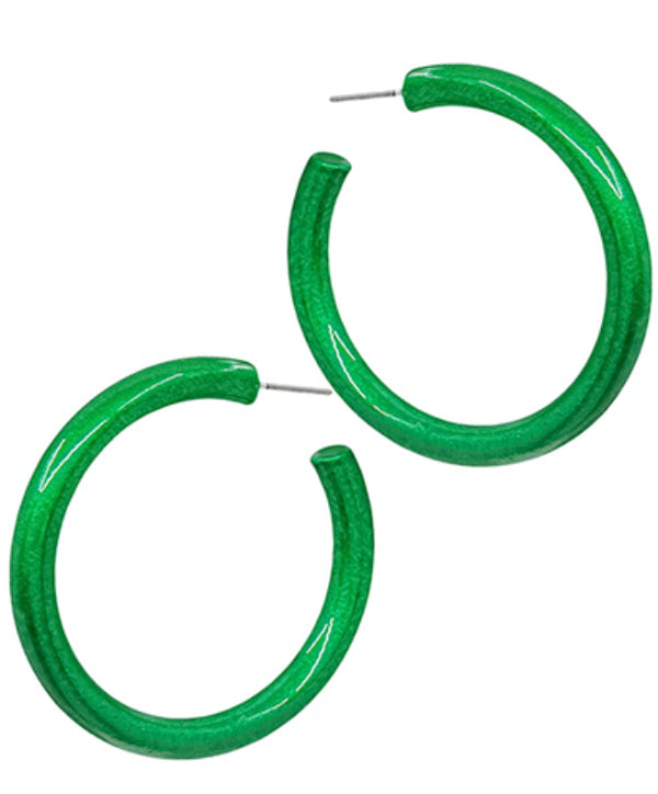 Metallic Coated Hoops