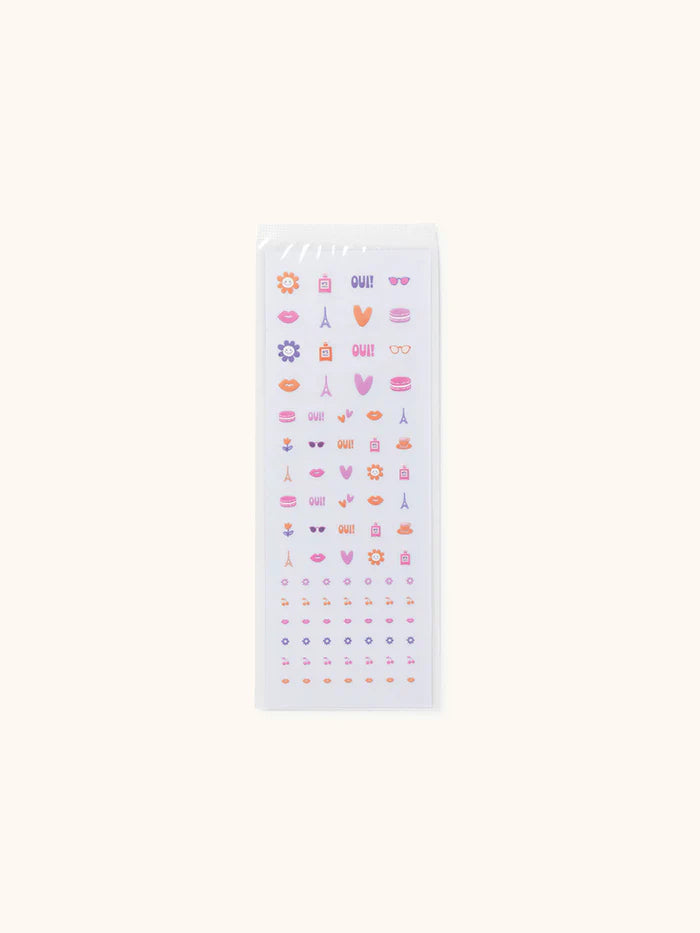 French Adventure Nail Stickers