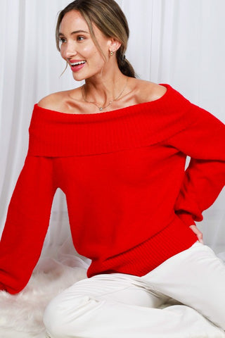 Off the Shoulder Sweater