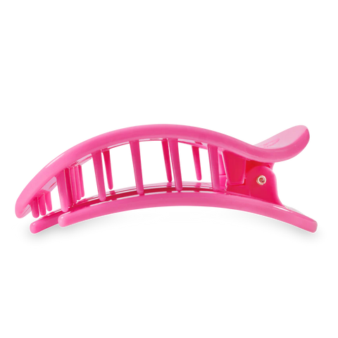 Paradise Pink Flat Round Hair Clip