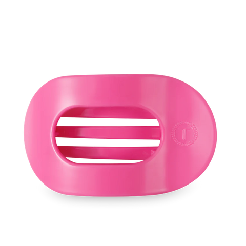 Paradise Pink Flat Round Hair Clip