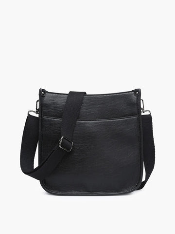 Black Posie Crossbody Purse